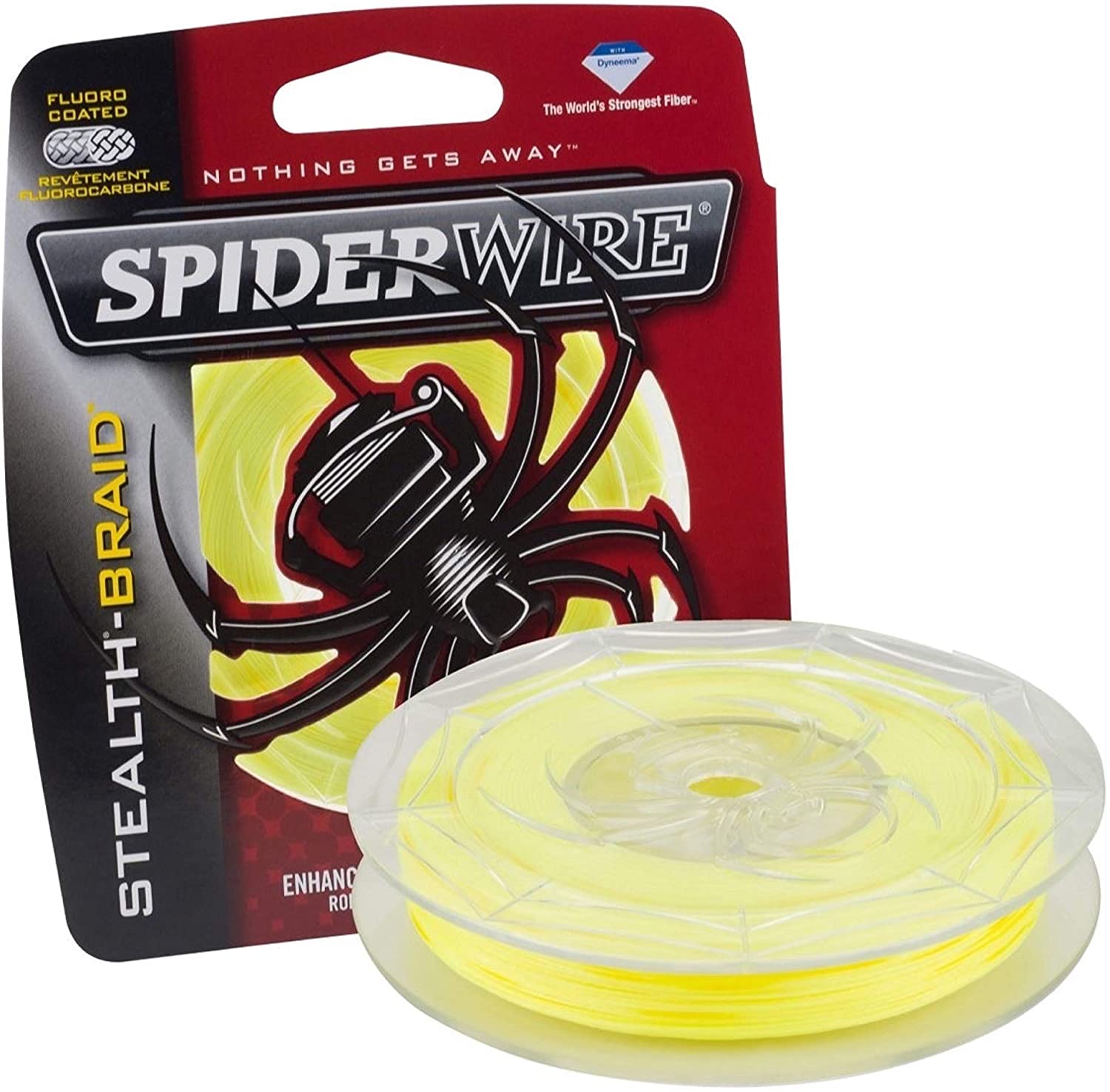 Linha Multifilamento SpiderWire Stealth-Braid 200 Yds - Amarela - SpiderWire
