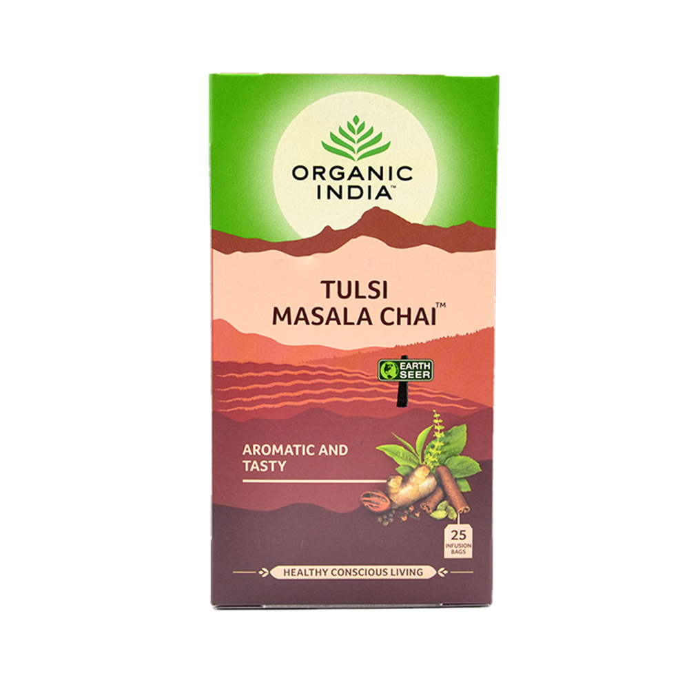 Chá Tulsi Masala Chai 25 saches Organic India