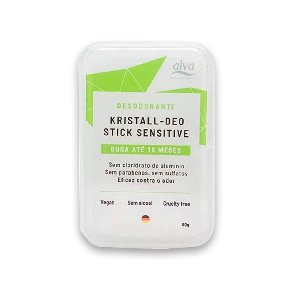 Desodorante Kristall Deo Stick Sensitive Natural 90g Alva