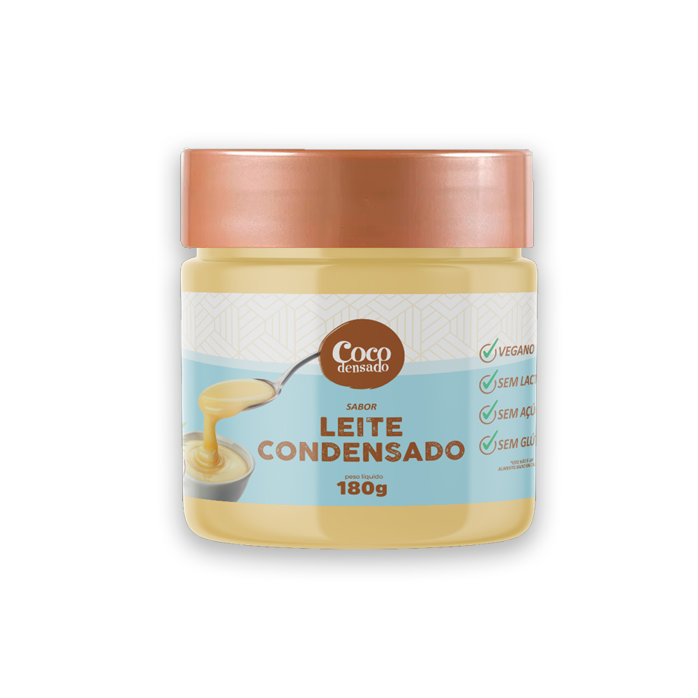 Leite Condensado de Coco sem Açucar 180g Cocodensado
