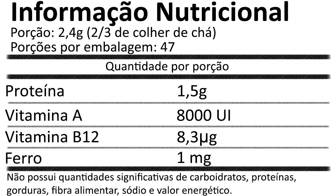 Spirulina em Pó Premium 113g Rico em Vitamina A e B12 - Now Foods