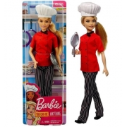 Boneca Barbie Profissões Chef De Cozinha Cozinheira Mattel