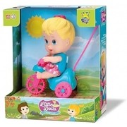 Boneca Little Dolls Playground Triciclo Menina Diver Toys 8110