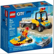 Lego CITY OFF-ROAD de Resgate NA Praia 60286 