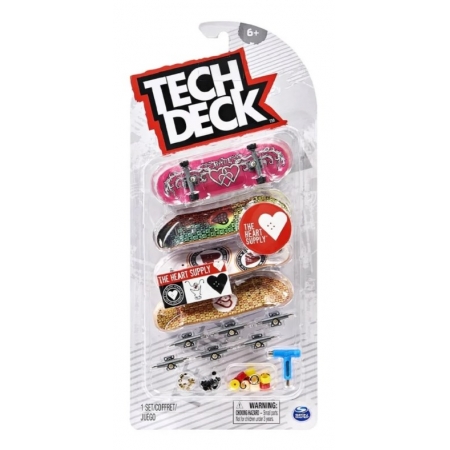 Tech Deck Kit 4 Skate De Dedo The Heart Supply Sunny 2891