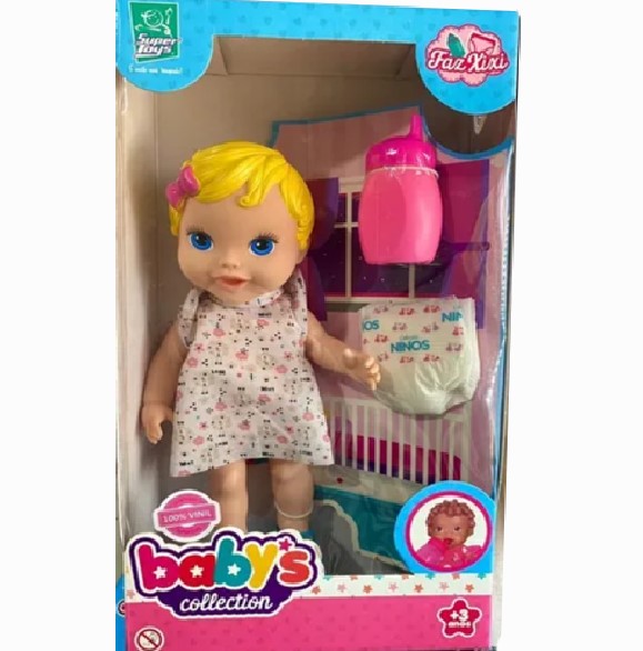 Baby`s Collection Faz xixi Loira Sortidas Super Toys 314
