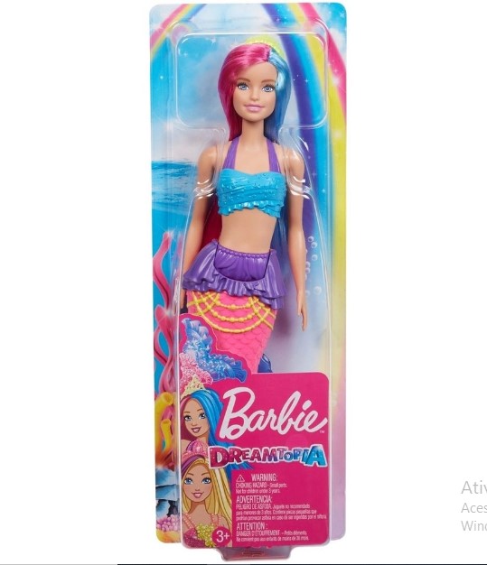 Barbie Mattel Fantasia Sereia GJK08.