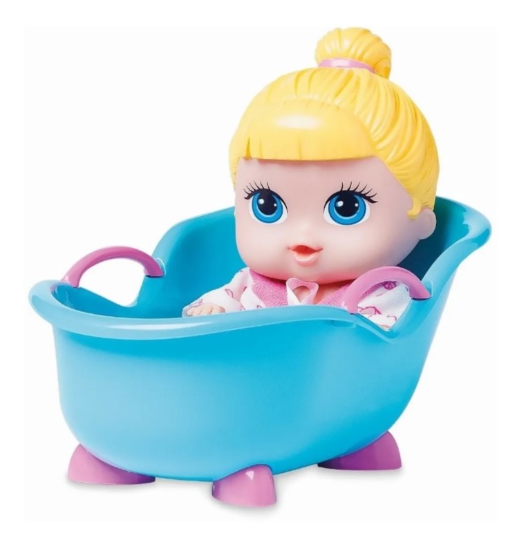 Boneca Baby Mini Super Toys Com Banheira 339