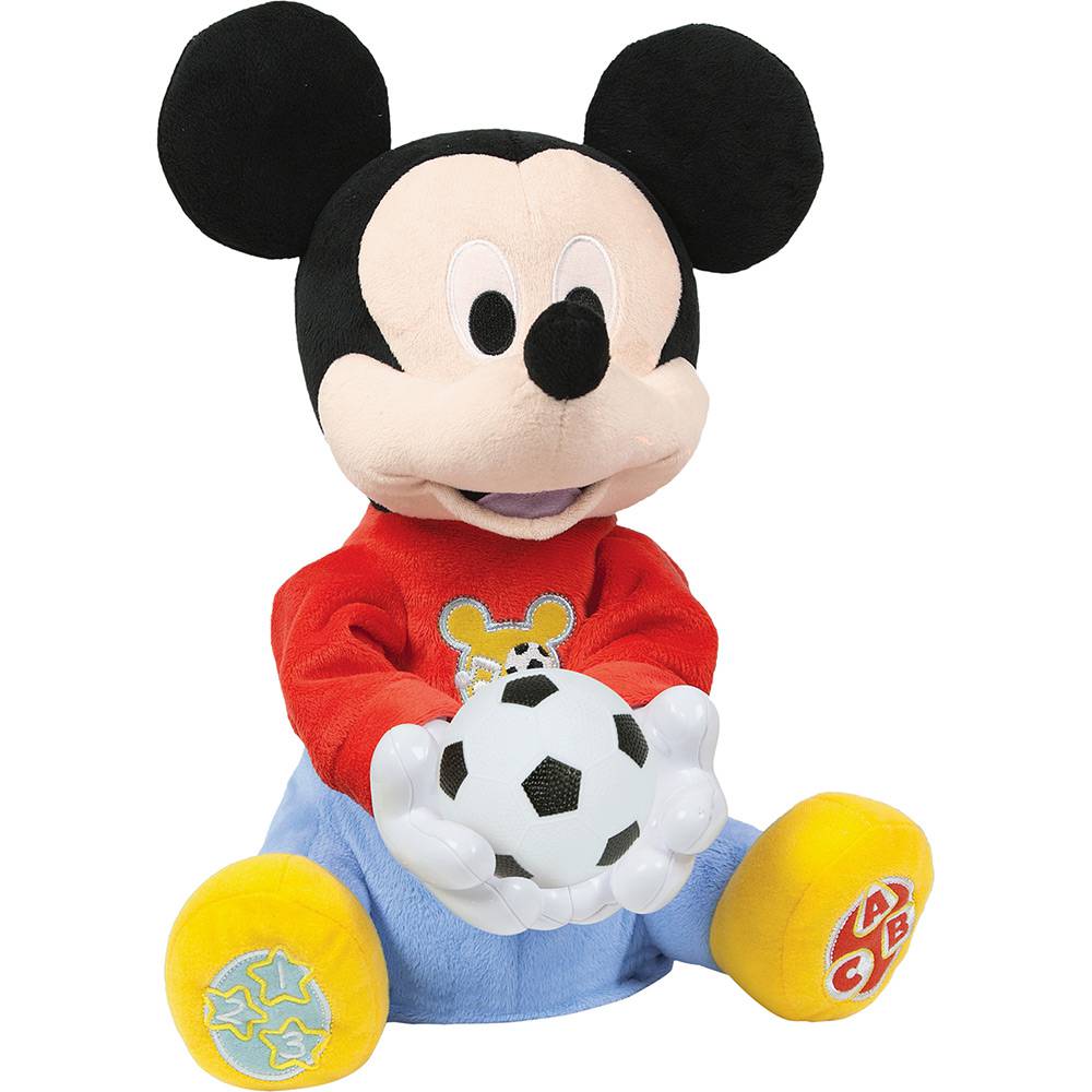 Boneco Interativo Jogue Bola com Mickey-Dican