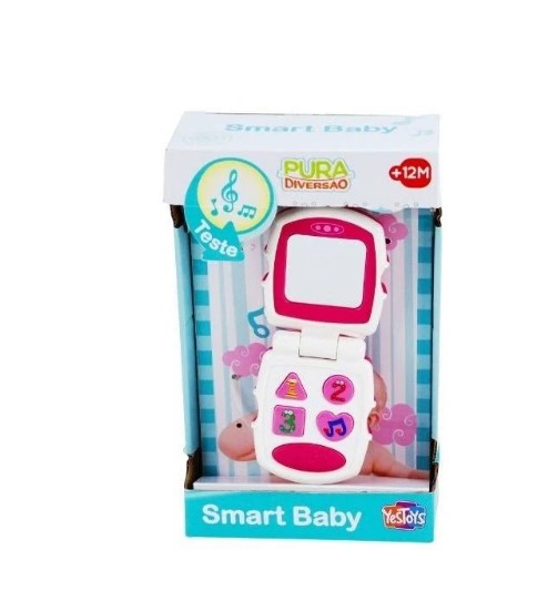 Brinquedo Pura Diversao Smart Baby -Rosa- Yestoys 20073