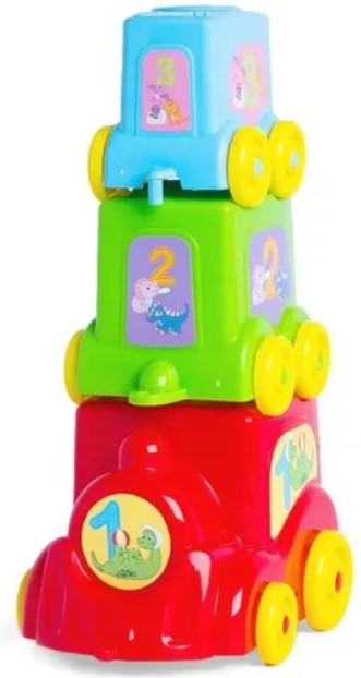 Brinquedo Trenzinho Infantil Encaixa Desencaixa 299 Super Toys