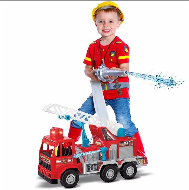 Caminhão bombeiro fire com bomba de água - magic toys 5044