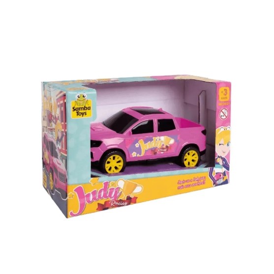 Carrinho Para Boneca Picape Rosa/Roxo Judy Samba Toys