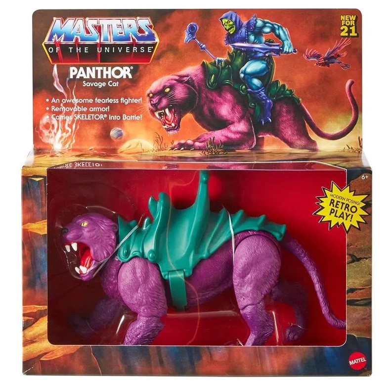 Figura Articulada - Masters Of The Universe Panthor Mattel