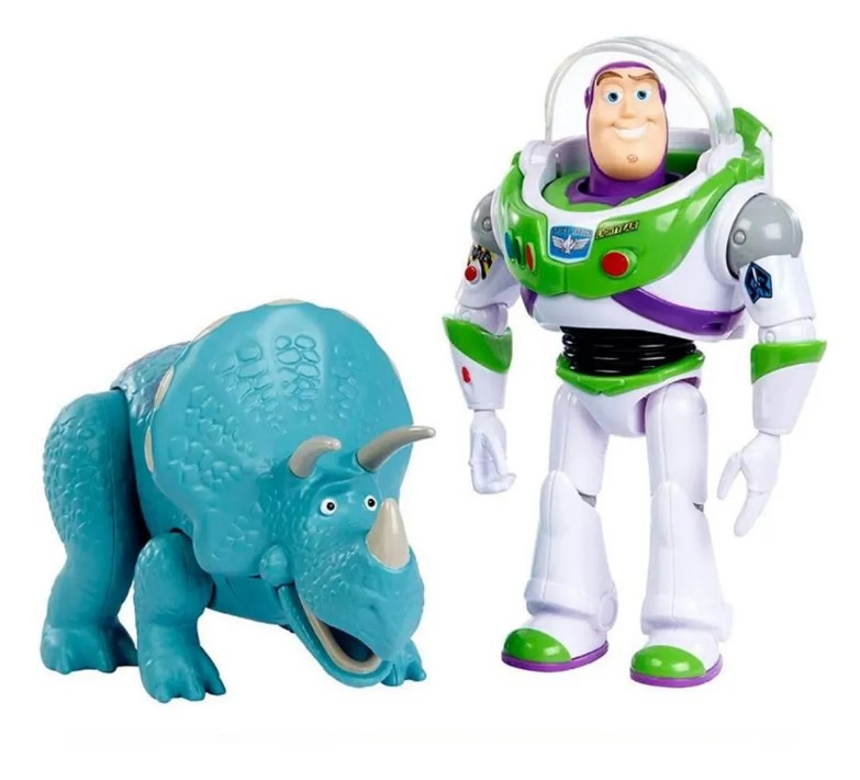Figura Disney Toy Story Buzz Lightyear E Trixie Mattel 