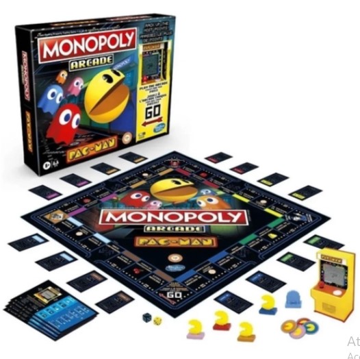 Jogo Monopoly Arcade Pacman E7030  Hasbro