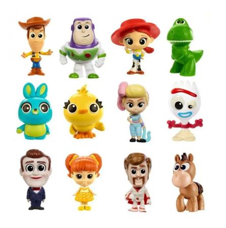 Kit com Cinco Mini Figuras Toy Story 4 Mattel