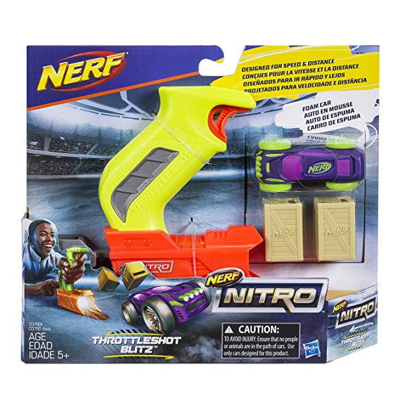 Lançador Nerf Nitro - Throttleshot - Amarelo - Hasbro C0780