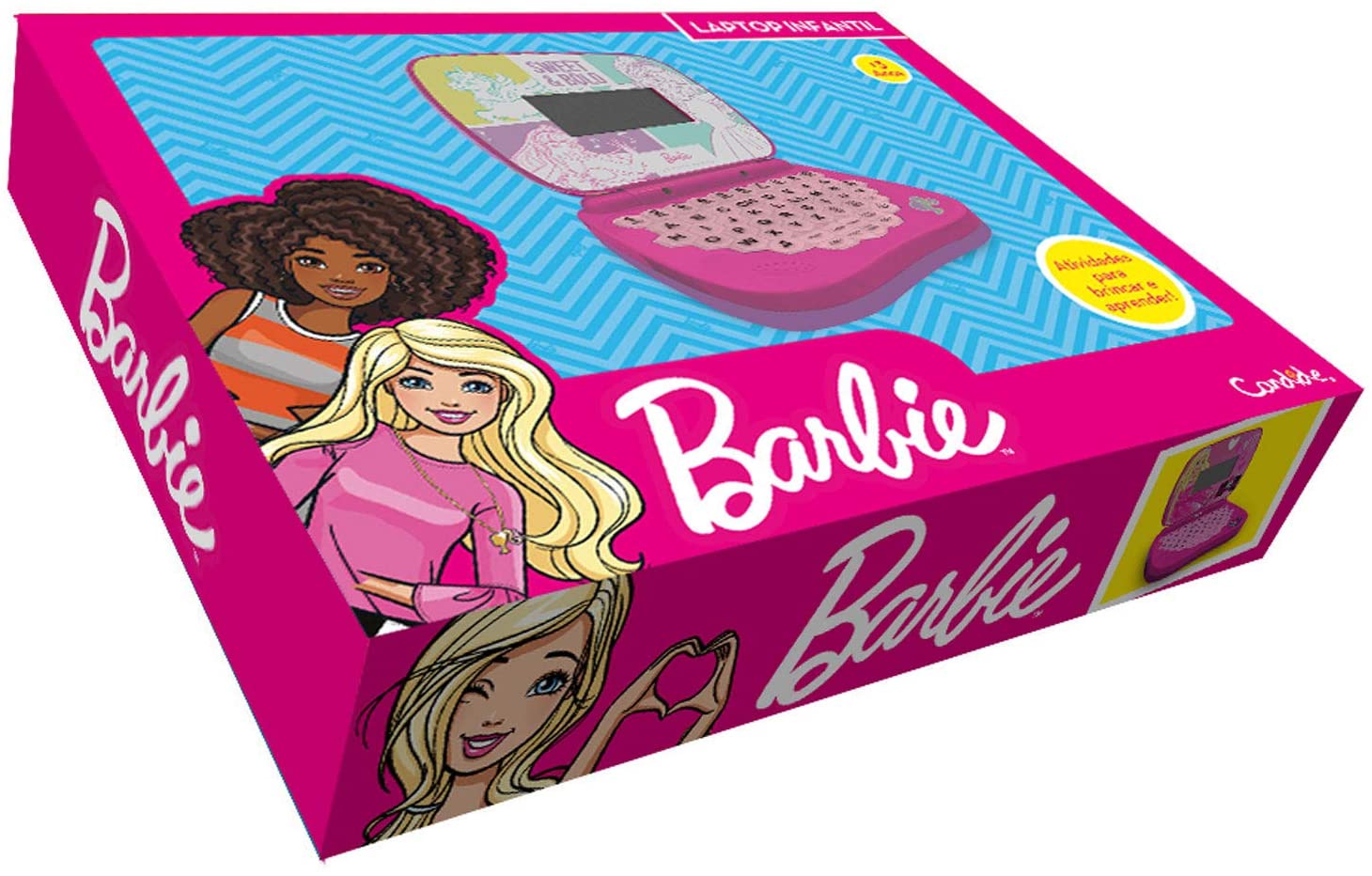 Laptop Barbie Bilíngue Candide 1812
