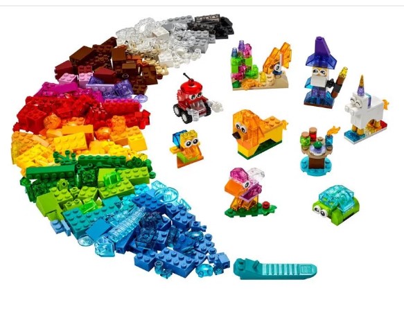 LEGO Classic  Blocos Transparentes Criativos  11013