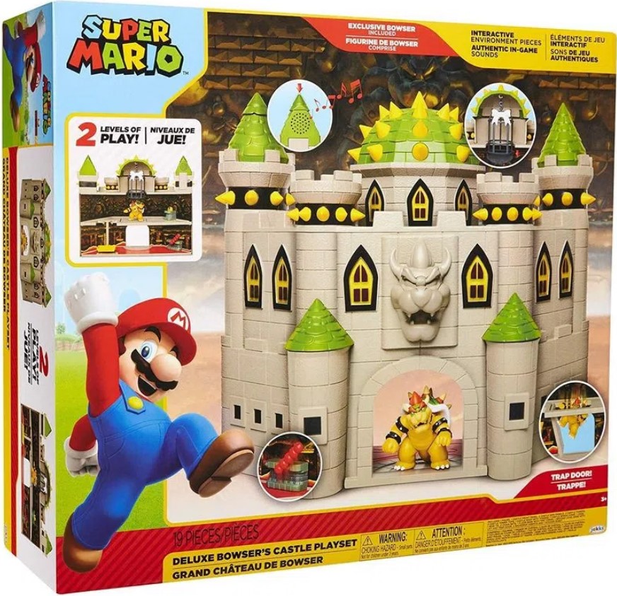 Playset Super Mario Bowser Castle Playset 3017 Candide
