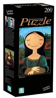 Puzzle Infantil Mona Lisa Releituras De Arte 260 Peças - Nig