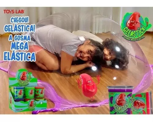 Slime Gelástica Metalizada Mega Elástica Original