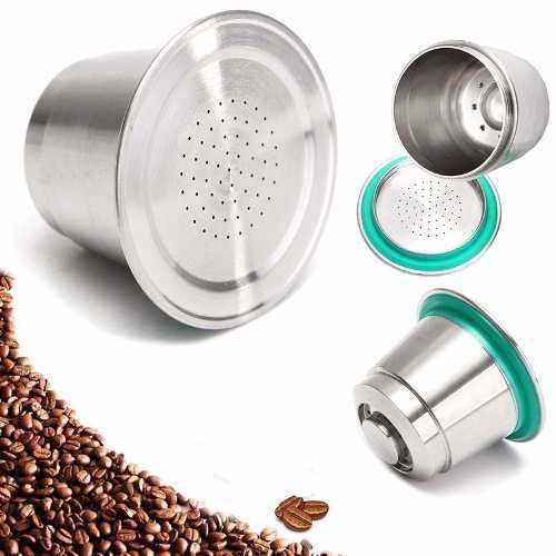 Nespresso Capsula Reutilizável Cafeteiras Inox Refil Filtro