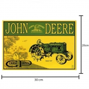 Placa Decorativa John Deere General Purpose 30x20 Cm
