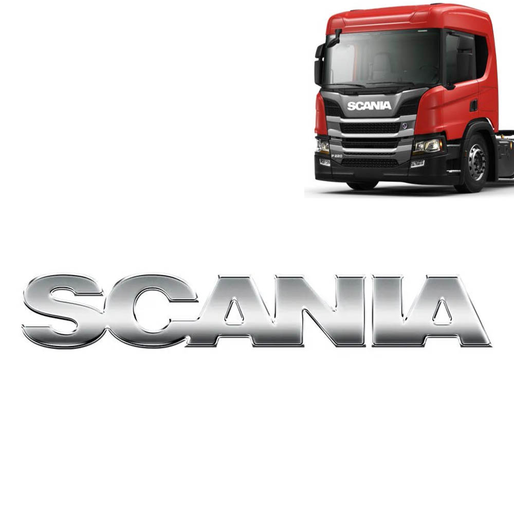 Emblema Cromado Grade Frontal para Caminhão Scania G / P NTG após 2020