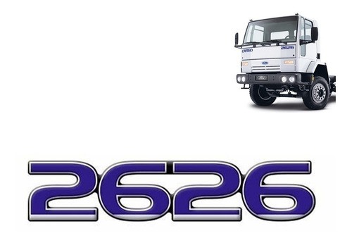 Emblema Resinado Frontal Para Caminhão Ford Cargo 2626