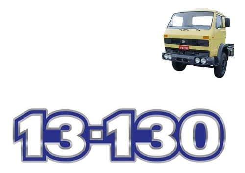 Emblema Resinado Frontal Para Caminhão Vw 13-130
