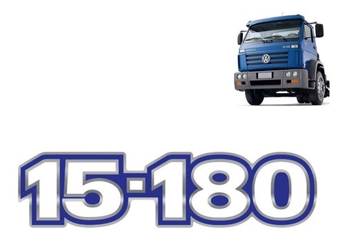 Emblema Resinado Frontal Para Caminhão Vw 15-180