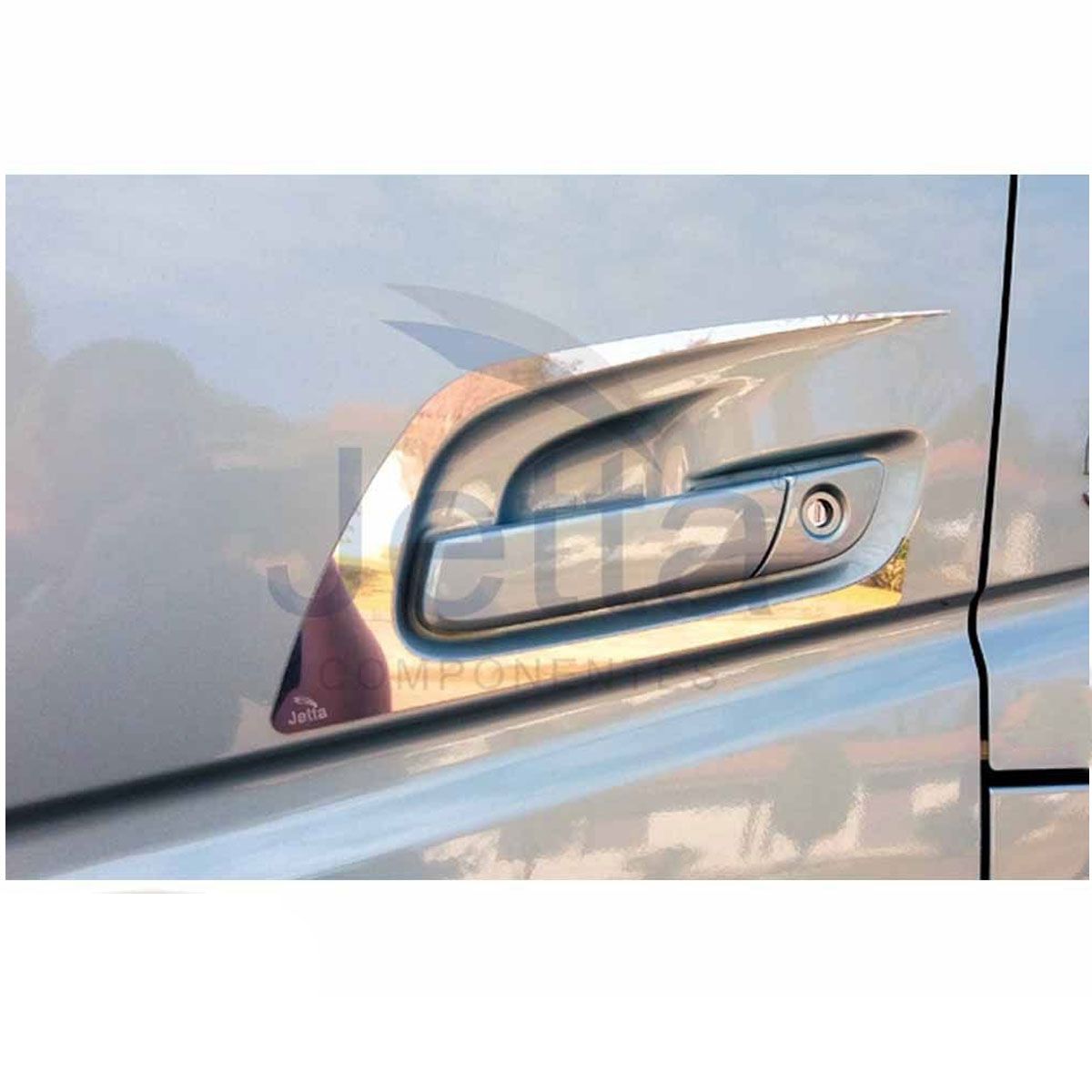Par Moldura de Porta Clean Inox Maçaneta Volvo FH a Partir 2015