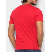 Camiseta Masculina Wrangler Vermelha Ref. WM58521VM