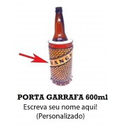 Porta Garrafa Couro Personalizado 600ml