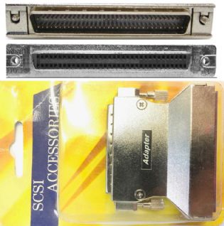 ADAPTADOR SCSI3 MACHO PARA SCSI3 FEMEA AS136 (SCSI3F-SCSI3M)