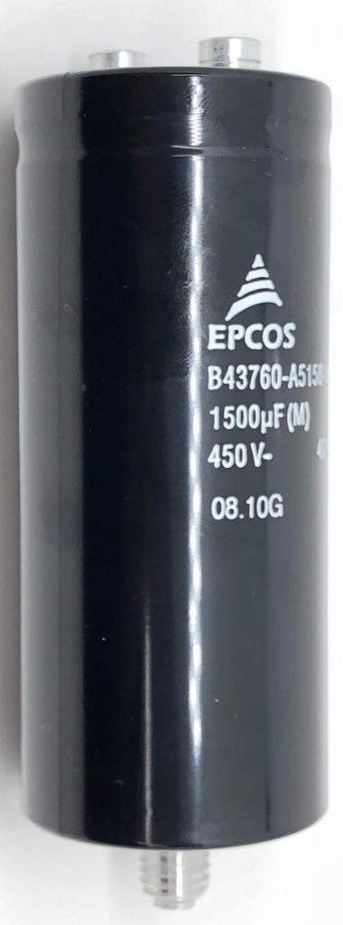 CAPACITOR ELETROLITICO 1500UF 450V 105ºC 51X119MM B43760-A5158-M EPCOS