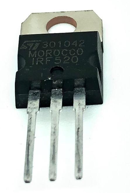 TRANSISTOR IRF520 TO220 STMICROELECTRONICS