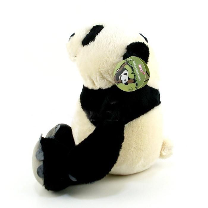 Caneca de Porcelana 330ml com Ursinho de Pelúcia Panda 15cm com a frase: Amar é sentir na felicidade do outro a própria felicidade!