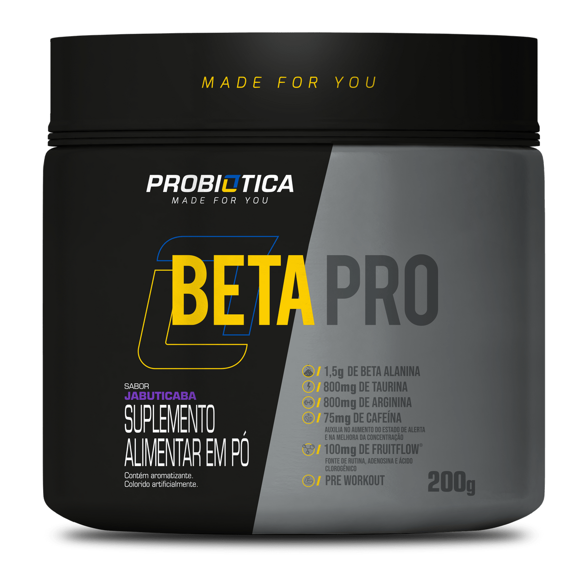 Beta Pro Pote 200g Sabor Probiotica