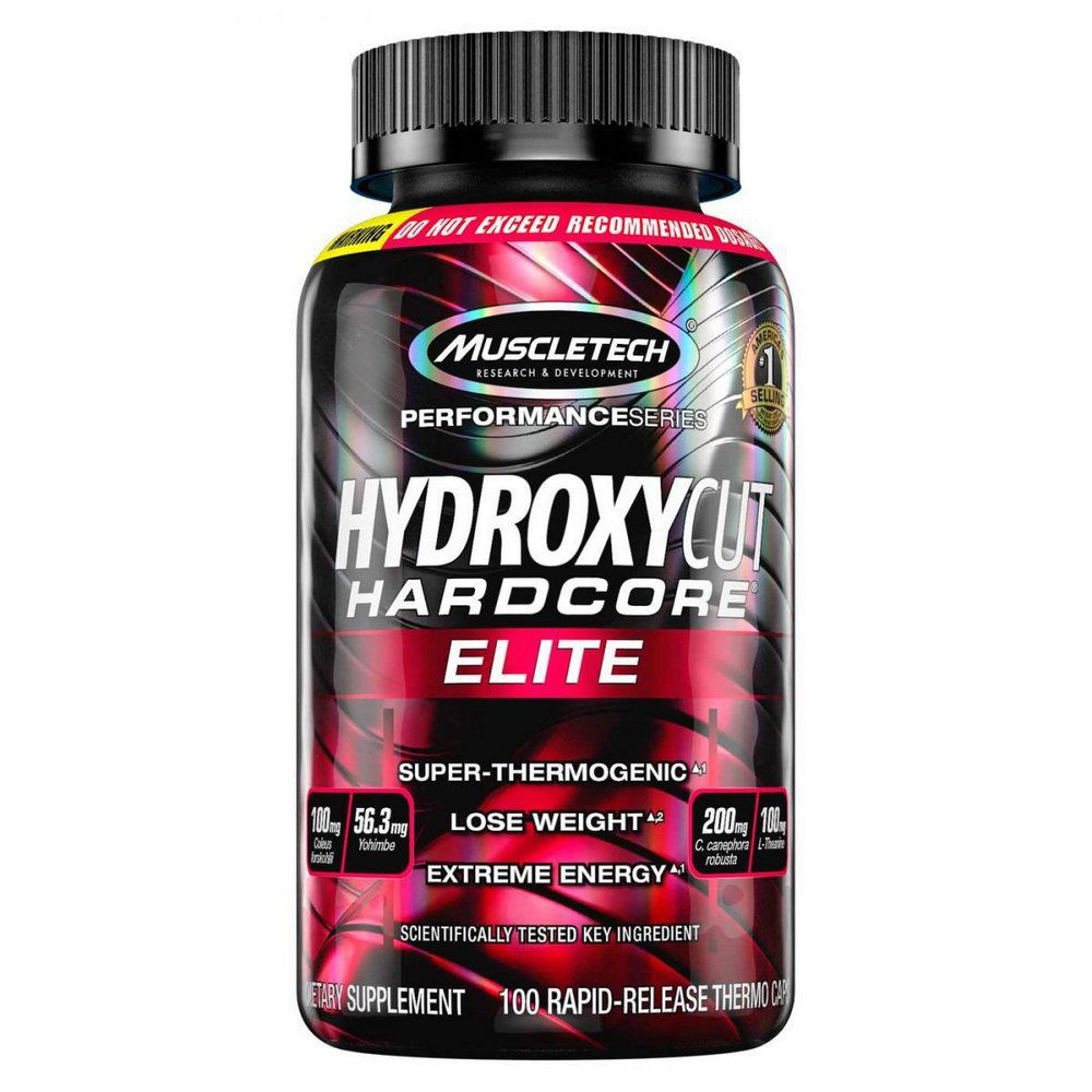 Termoênico Hydroxycut Hardcore Elite 100 Caps Muscletech