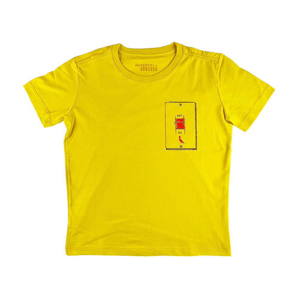 Camiseta Mini Estampa On/Off
