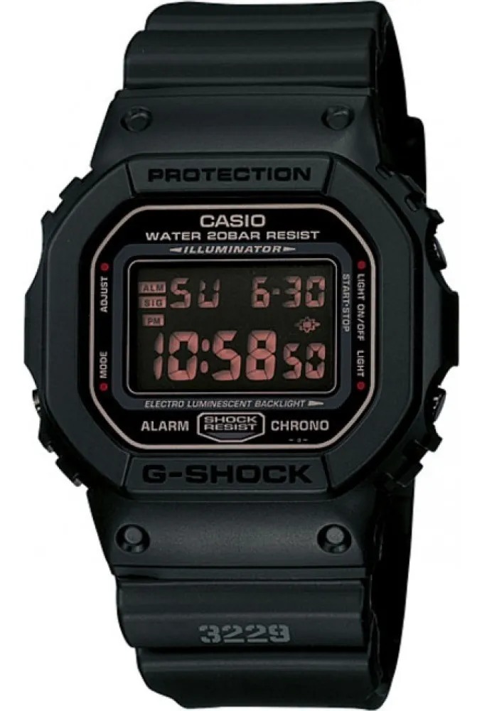 Relógio Casio G-shock Preto - Masculino - DW-5600MS-1DR