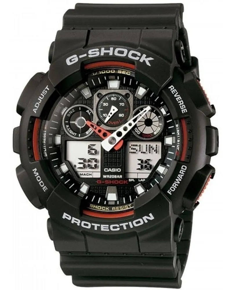 Relógio Casio G-shock Preto - Masculino - GA-100-1A4DR