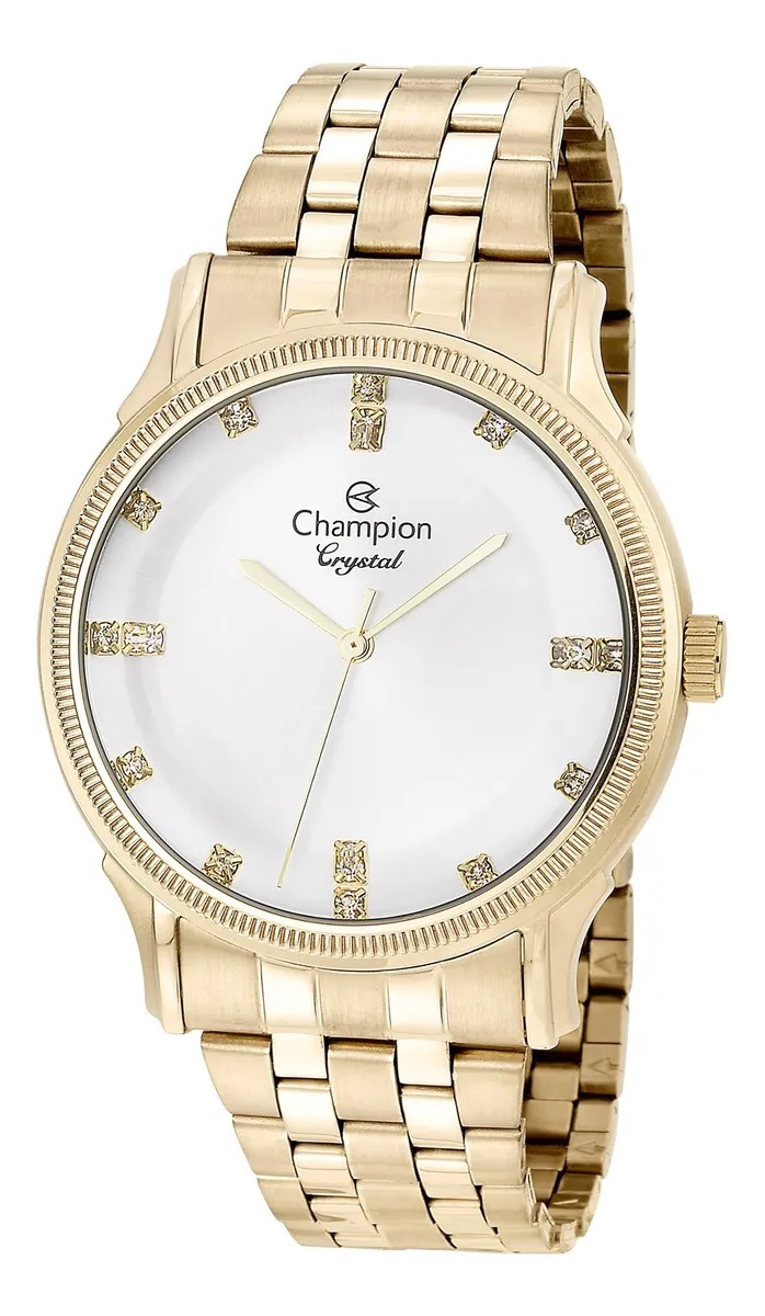 Relógio Champion Feminino Crystal Dourado - CN25510H