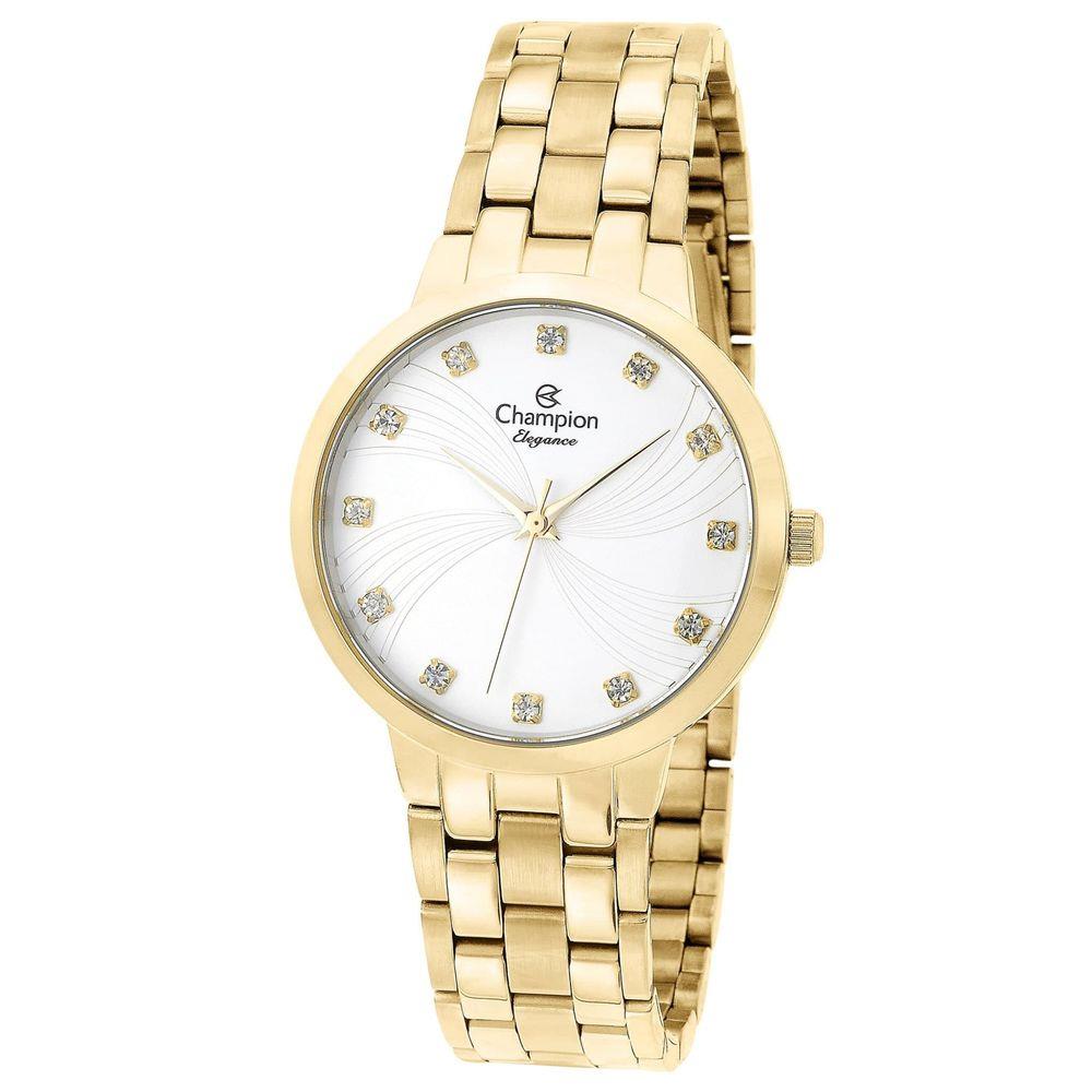 Relógio Champion Feminino Dourado - Elegance - CN24084H