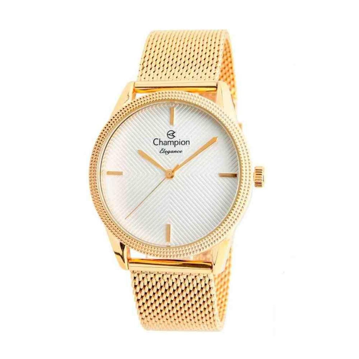 Relógio Champion Feminino Elegance Dourado - CN24397H