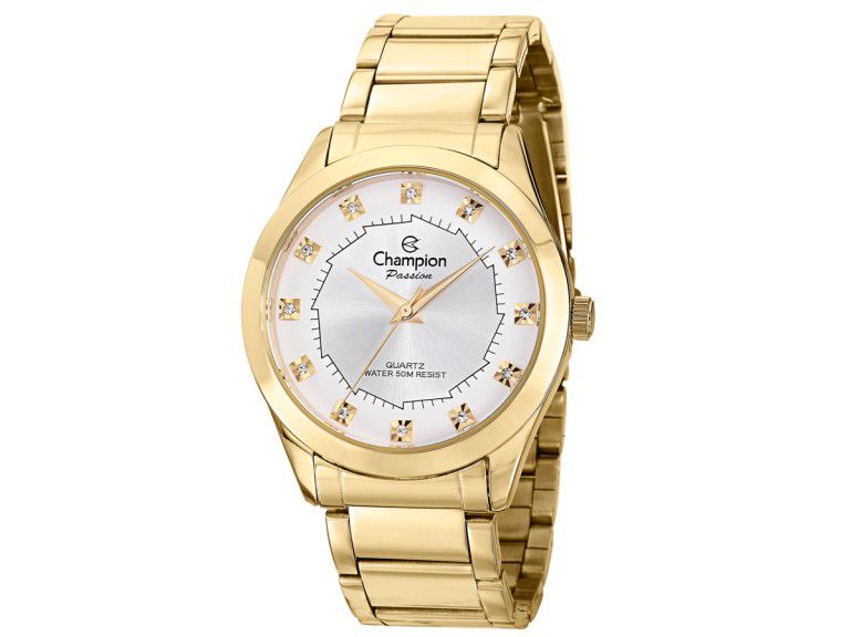 Relógio Champion Feminino Dourado - Passion - CH24759H