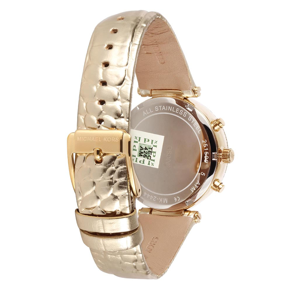 Relógio Michael Kors Feminino Dourado - Sawye - MK2444/2DN